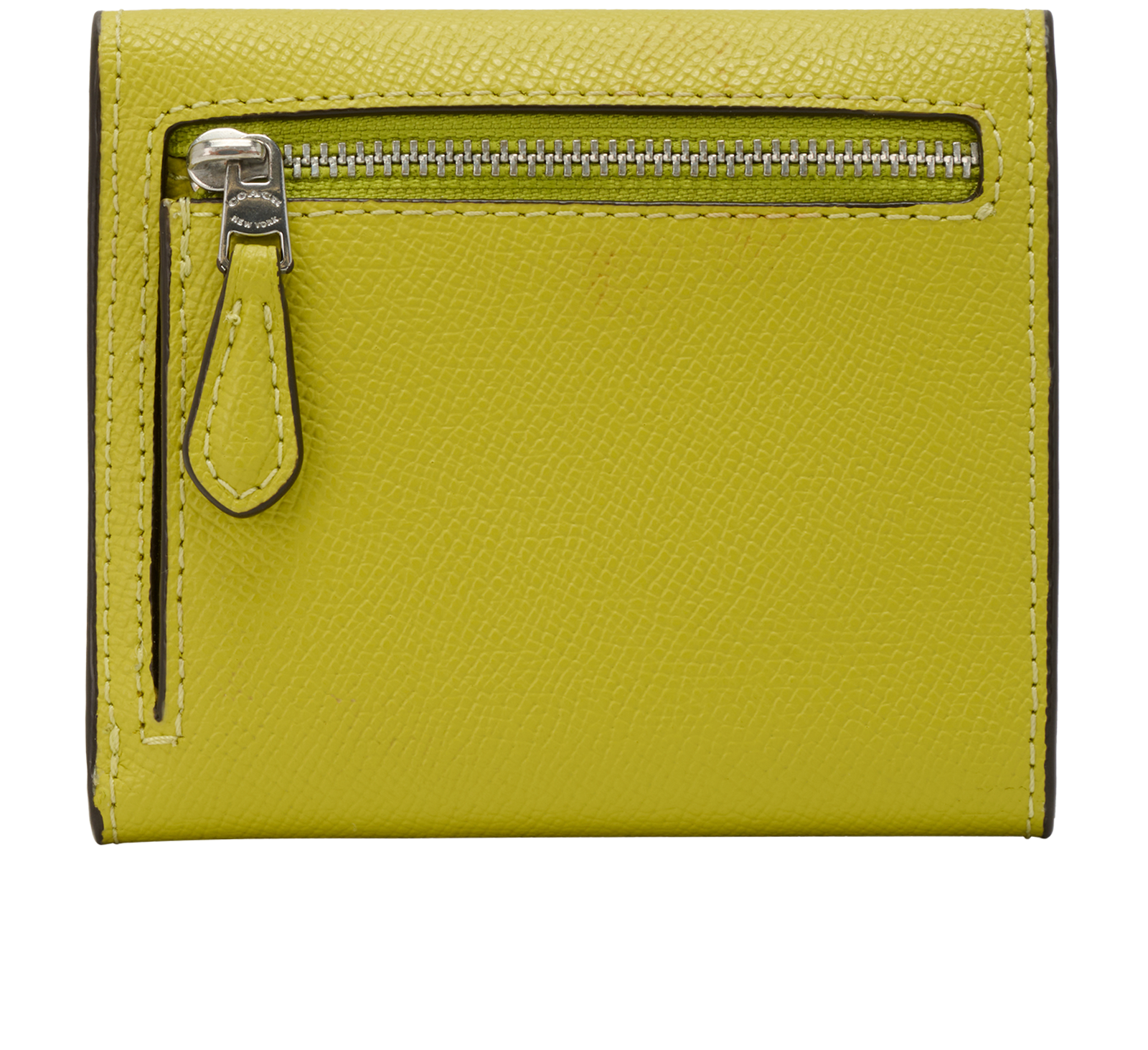 Coach Wyn Wallet, &pound;40, Accessories, Green, Leather, Back view
